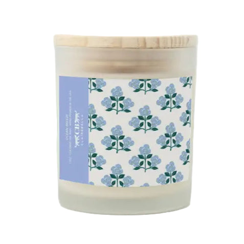 Glass Candle - Betsy Blue (Ocean Breeze)