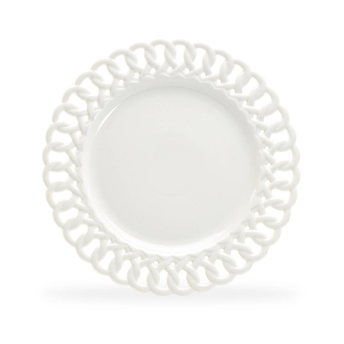 White Heirloom Porcelain Dinner Plate – 10.25"