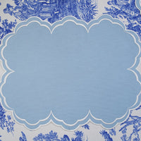 Aquelle Baby Blue Rectangle Fabric Placemat