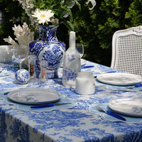 Aquelle Baby Blue Rectangle Fabric Placemat