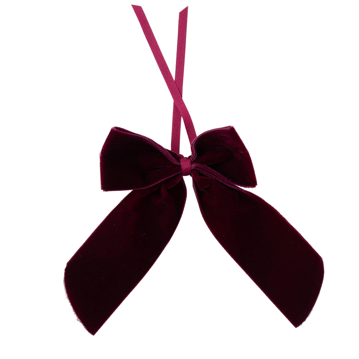 Velvet Napkin Bows: Bordeaux