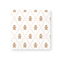 Pink Gingerbread Lunch Napkins — Set of 20
