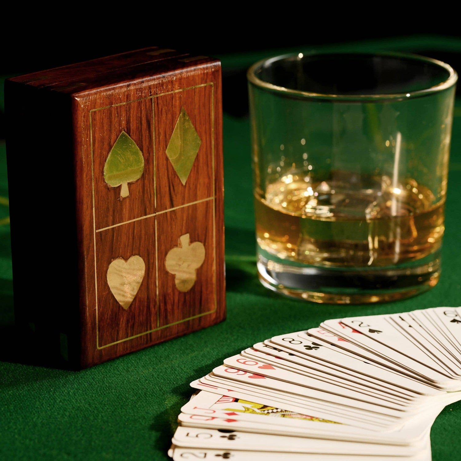 Harvey Makin Pack of Playing Cards In Wooden Box