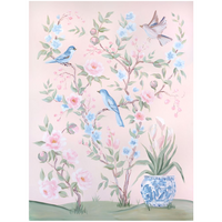 Blush Chinoiserie No. 2 – Fine Art Canvas Print (Various Sizes)