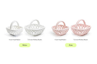 Hand Woven Easter Basket – Pink