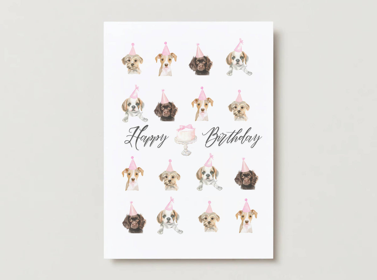 Birthday Puppies Card 