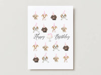 Birthday Puppies Card 