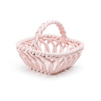 Hand Woven Easter Basket – Pink