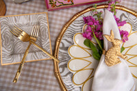 Rabbit Napkin Rings – Gold (Set of 4)