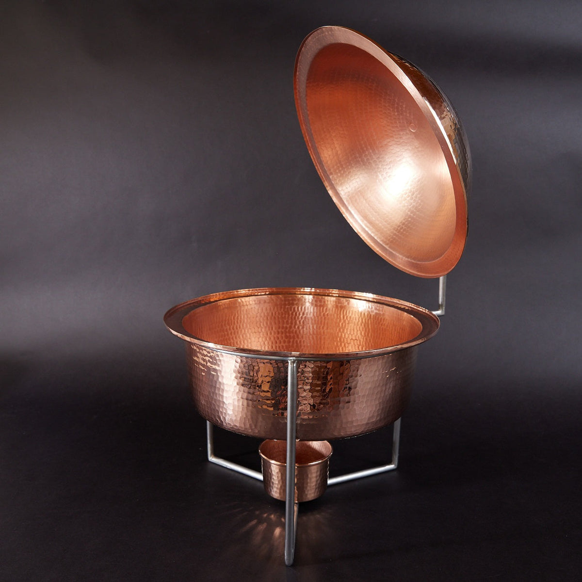Copper Round Dome Chafers (2 Sizes)