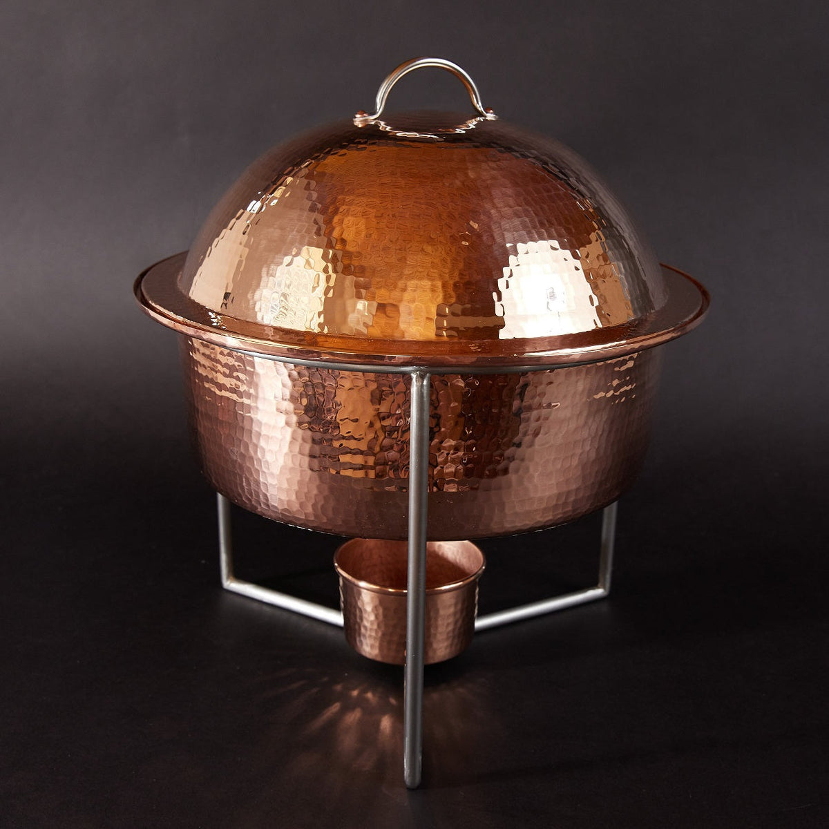 Copper Round Dome Chafers (2 Sizes)