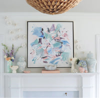 Chinoiserie Dreams Column Vase (Various Colors)