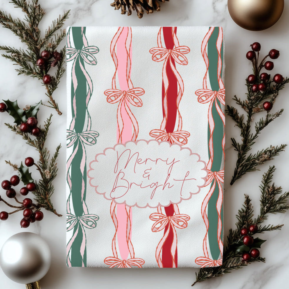 Merry Bright Coquette Kitchen Towel
