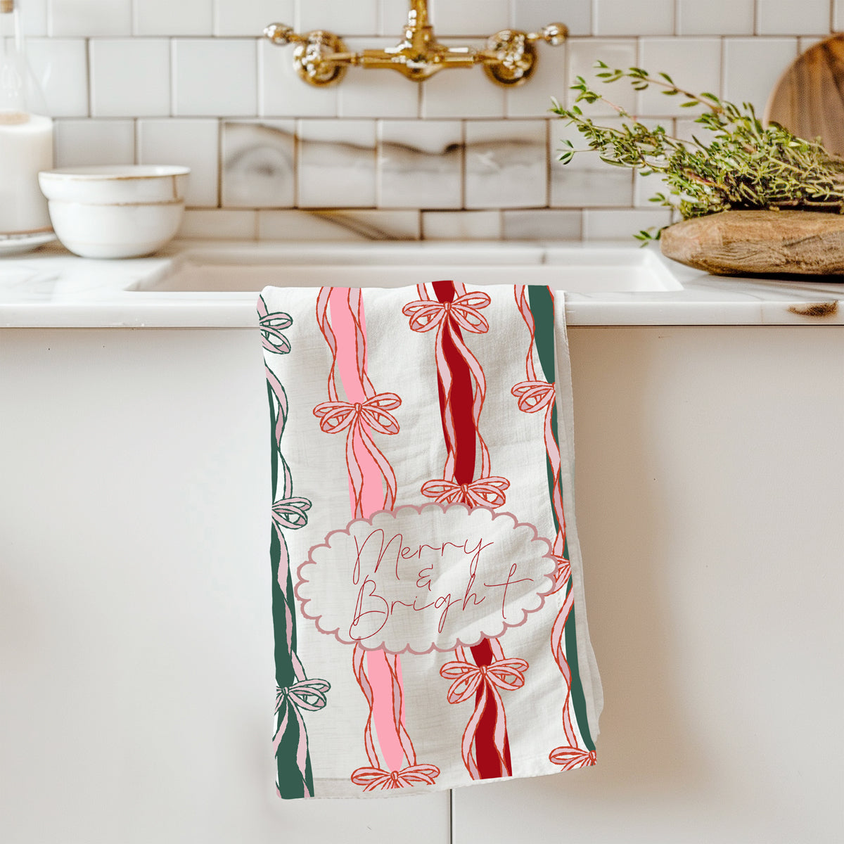 Merry Bright Coquette Kitchen Towel