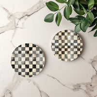 Courtly Check Coasters