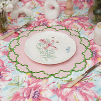 Cressida Light Pink Round Fabric Placemat