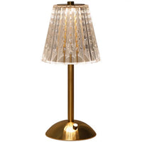 Crystal Retro Rechargeable Table Lamp
