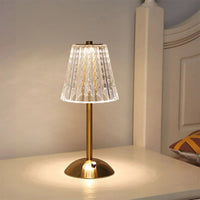 Crystal Retro Rechargeable Table Lamp