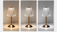 Crystal Retro Rechargeable Table Lamp