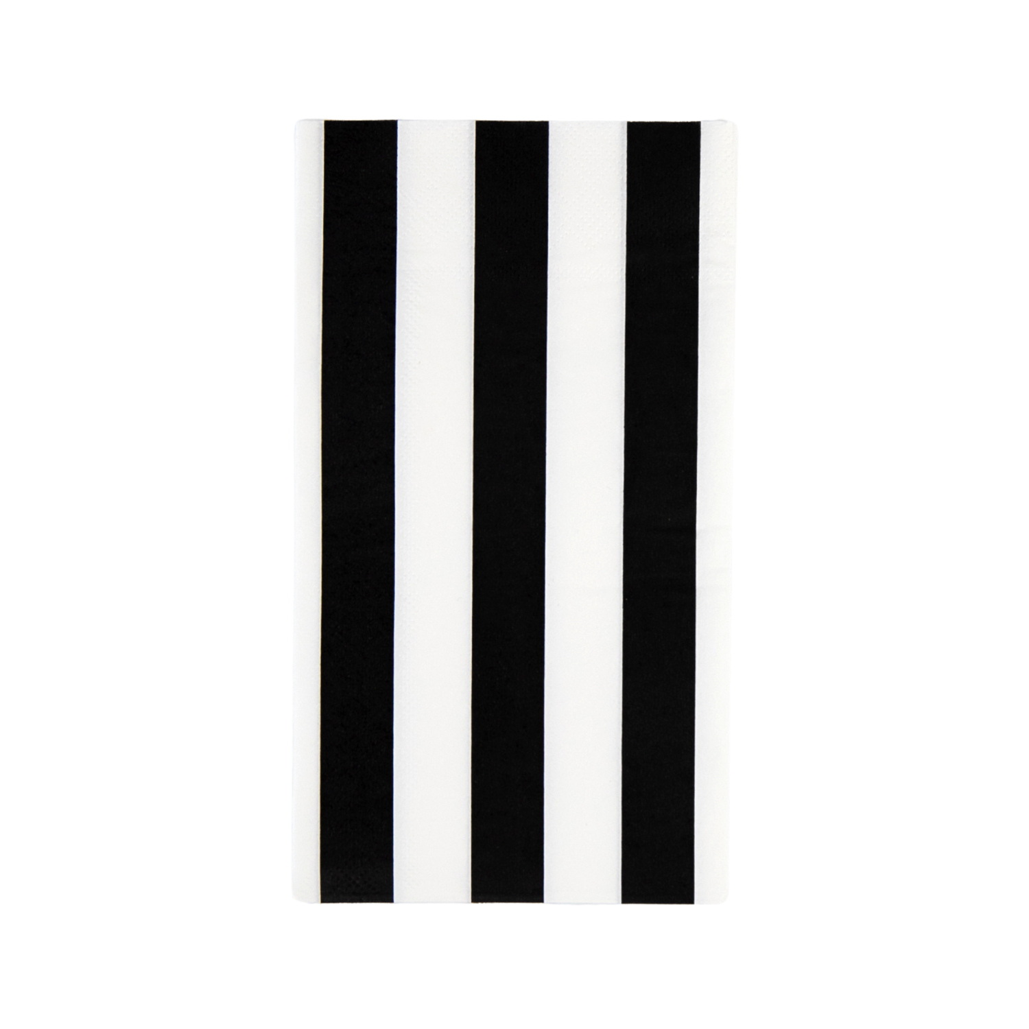 Black Noir Cabana Stripe Guest Napkins 20ct