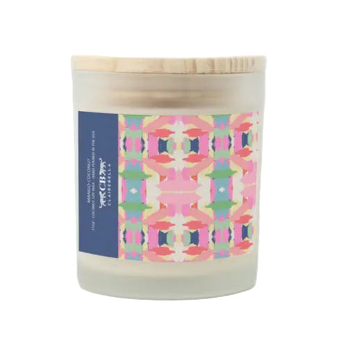 Glass Candle - Mila Navy (Mango Coconut)
