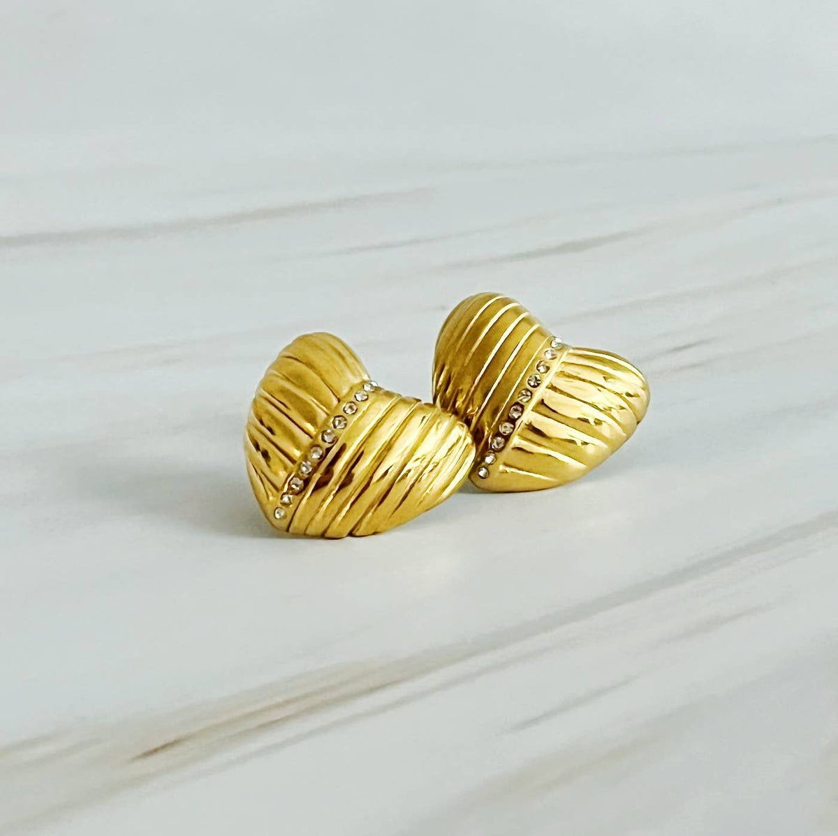 Heart Stud Earrings