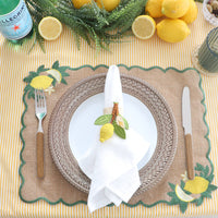 Lemon Blossom Napkin Ring