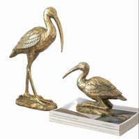 Gold Standing Crane
