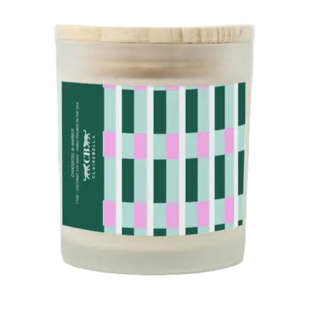 Glass Candle - Maxi Mint (Oakmoss & Amber)