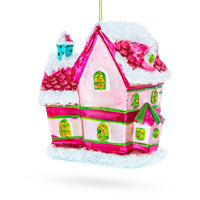 Glass Toy Shop House Ornament