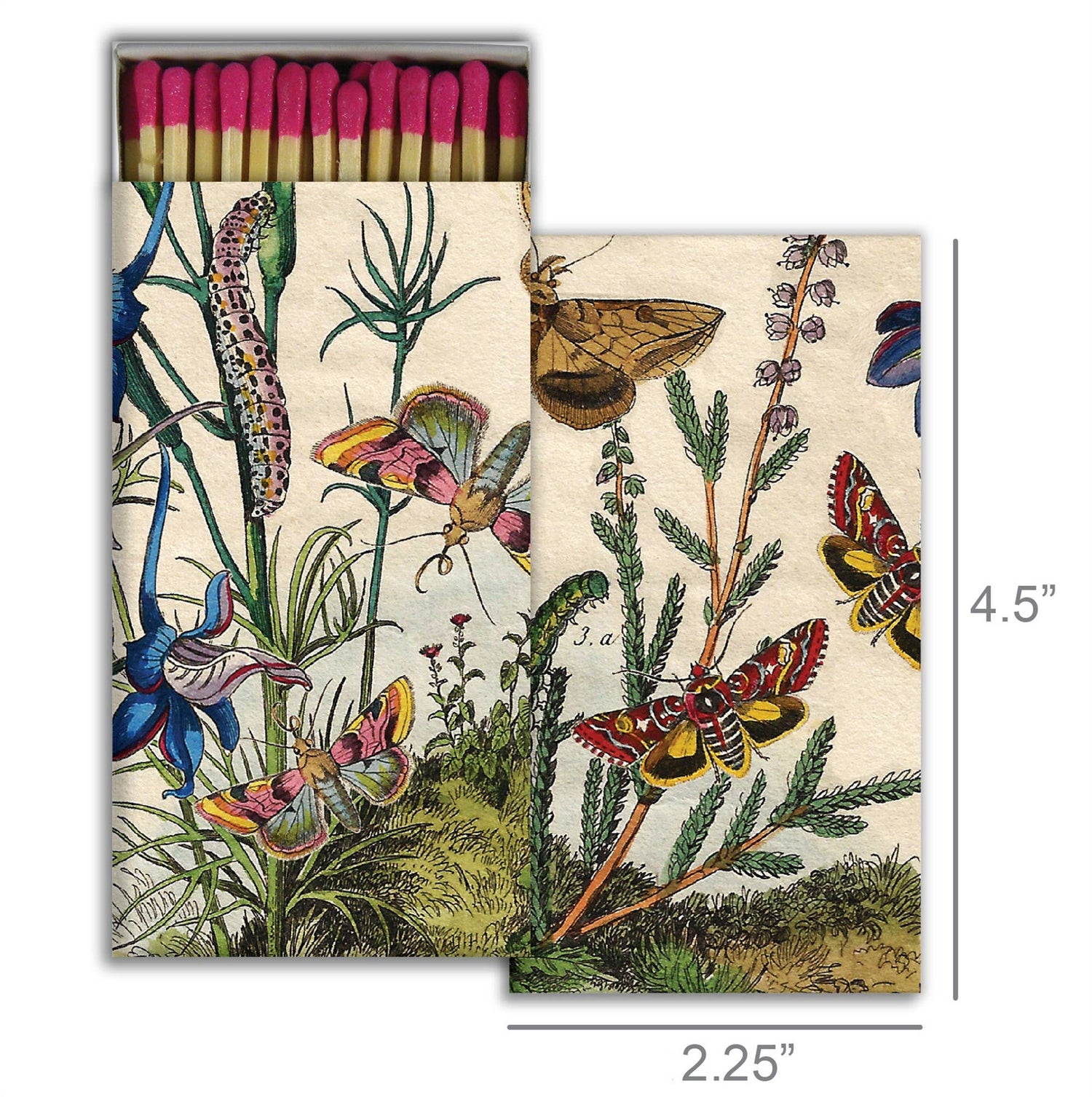 Magenta Tipped Matches - Butterfly 50ct
