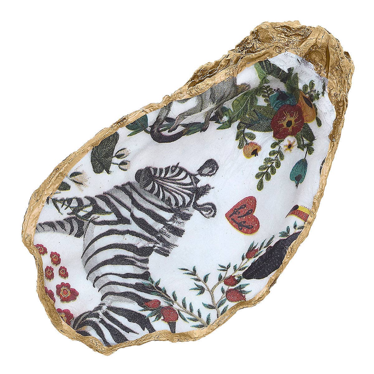 Murphy Oyster Ring Dish – Safari Pattern