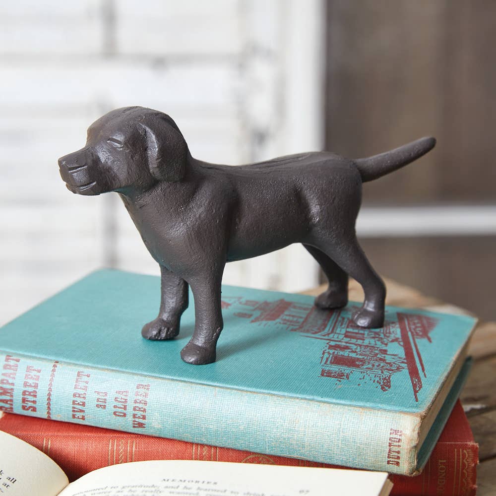 Cast Iron Labrador Figurine – Pet Décor