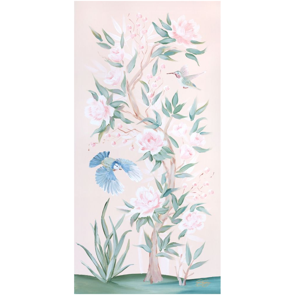 Blush Chinoiserie No. 3 – Fine Art Canvas Print