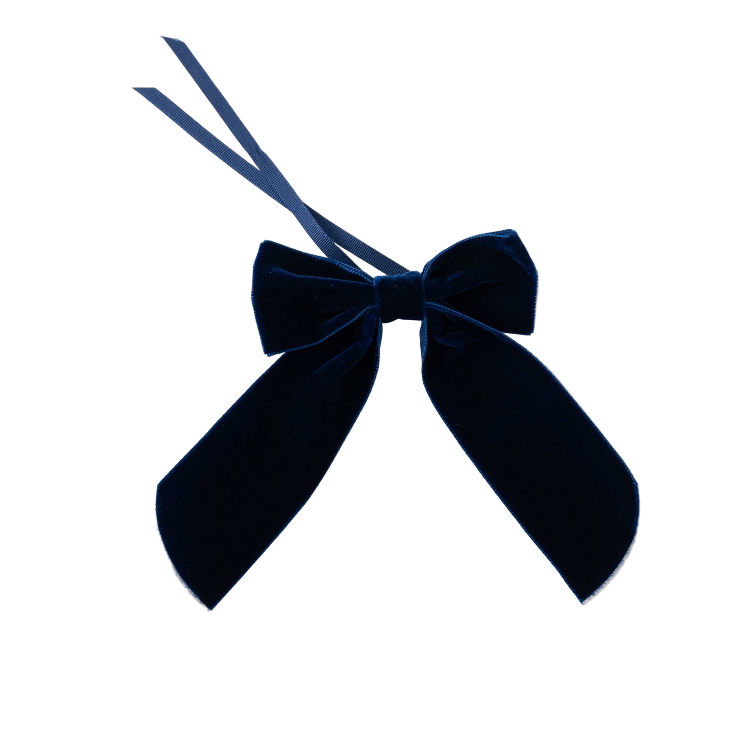 Velvet Napkin Bows: Navy