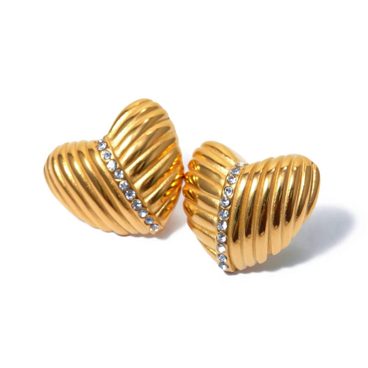 Heart Stud Earrings