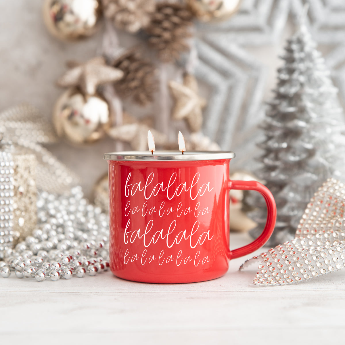 16oz Holiday Candle Mug (Various Scents and Phrases)