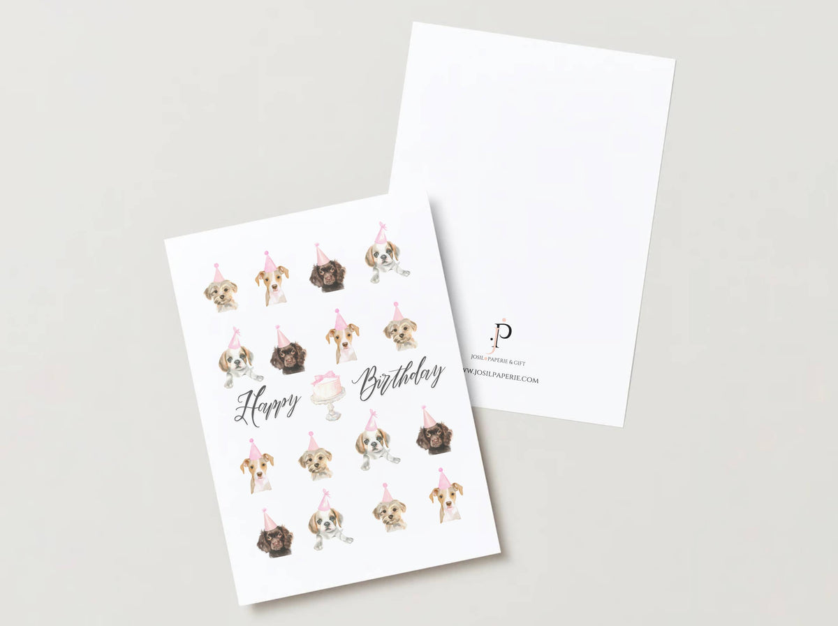 Birthday Puppies Card 