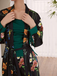 Floral Pajama Set 3 Pcs