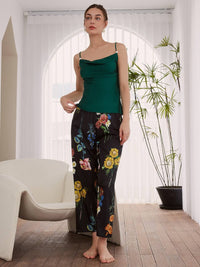 Floral Pajama Set 3 Pcs