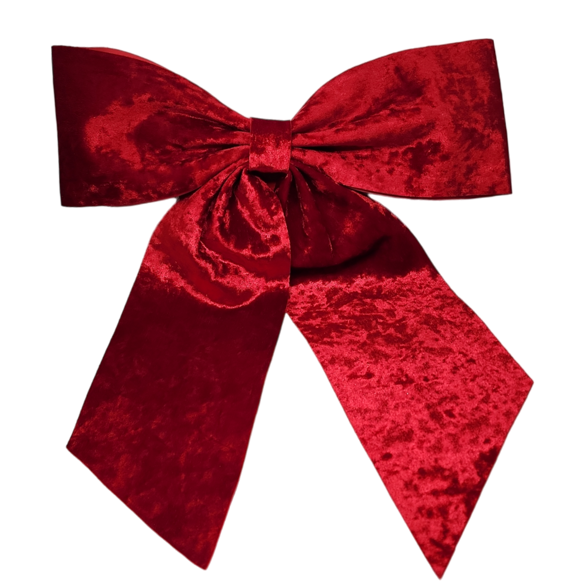 Jumbo Crushed Velour Bow - 20" x 22"