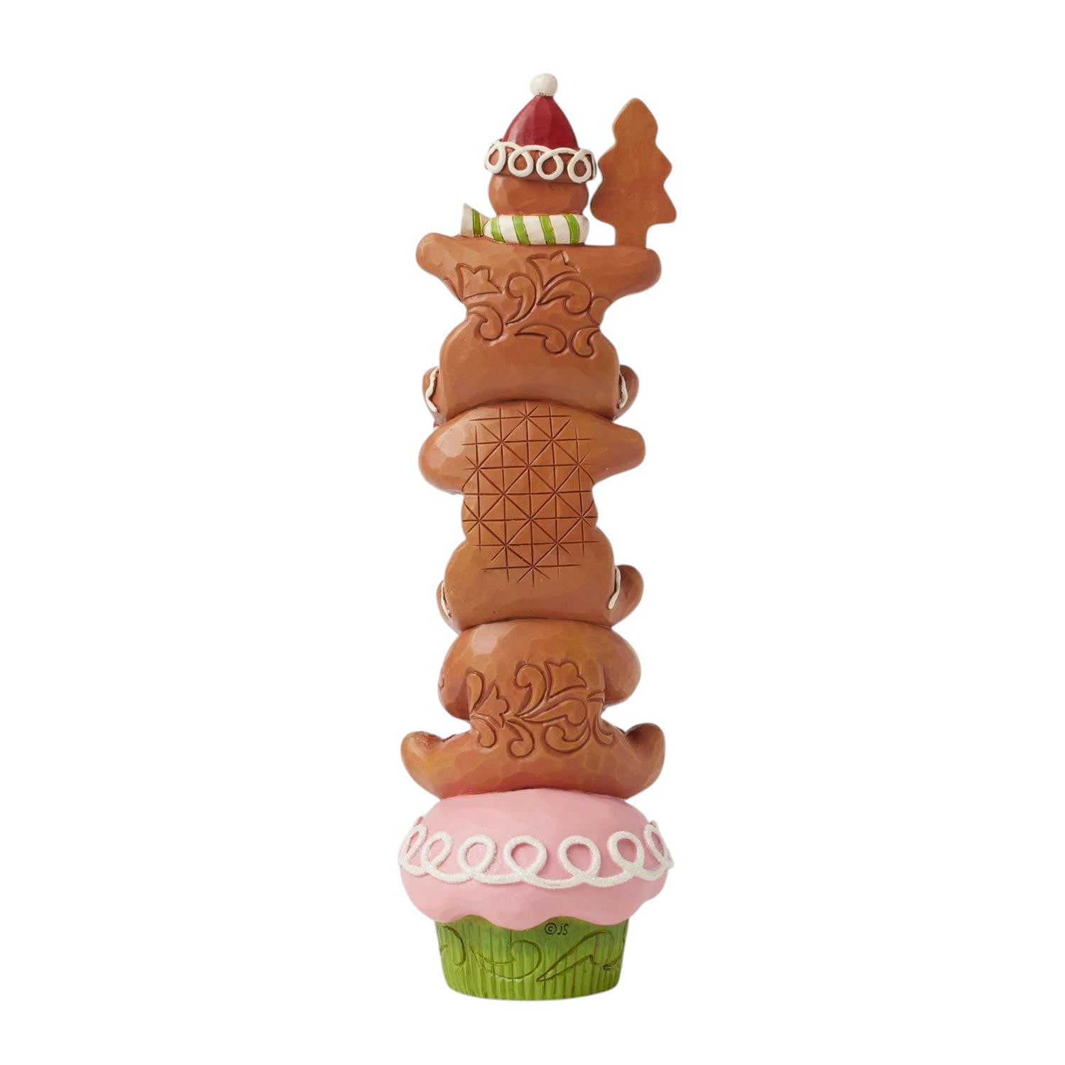 Stacked Gingerbread Figurine