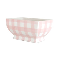 Gingham Planter (Various Sizes & Colors)