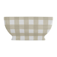 Gingham Planter (Various Sizes & Colors)
