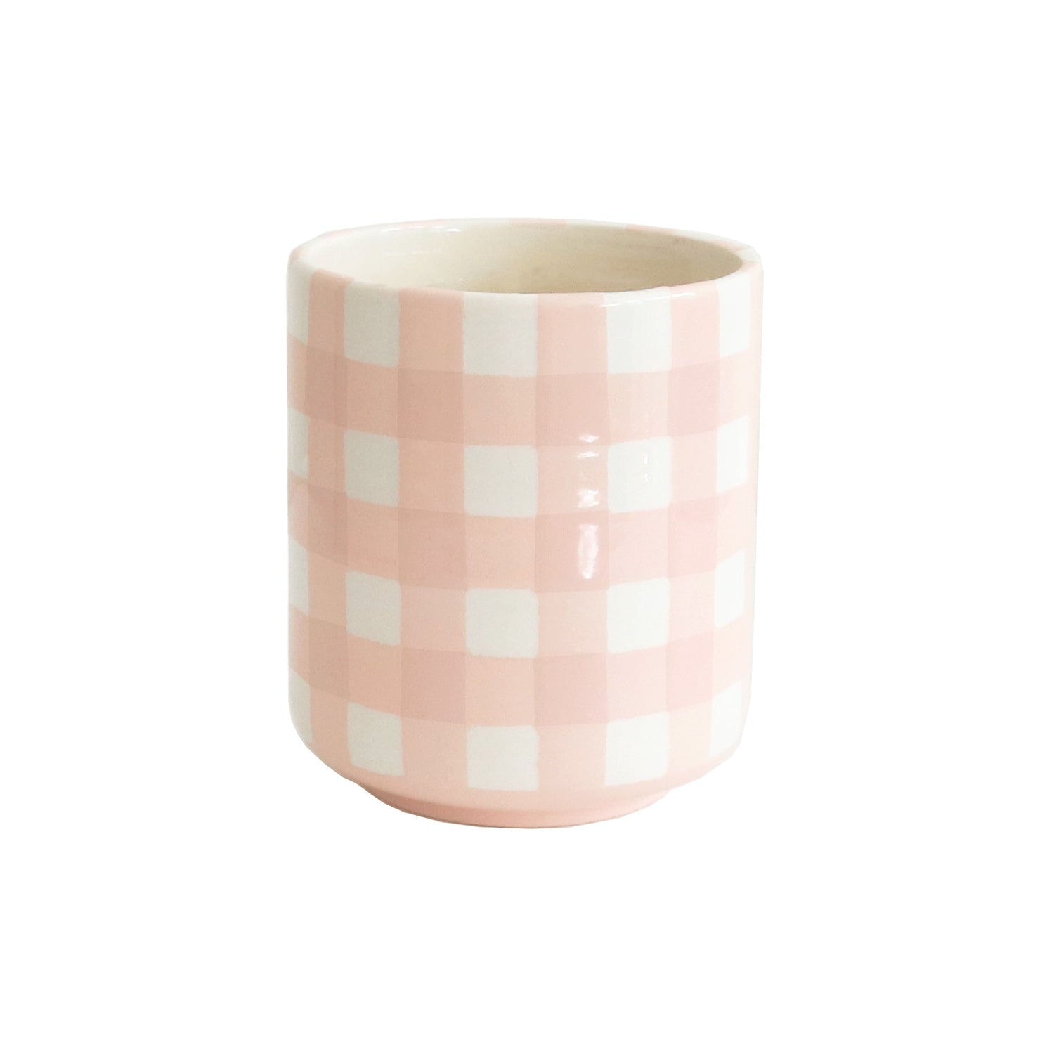Gingham Vase (Various Colors Available)
