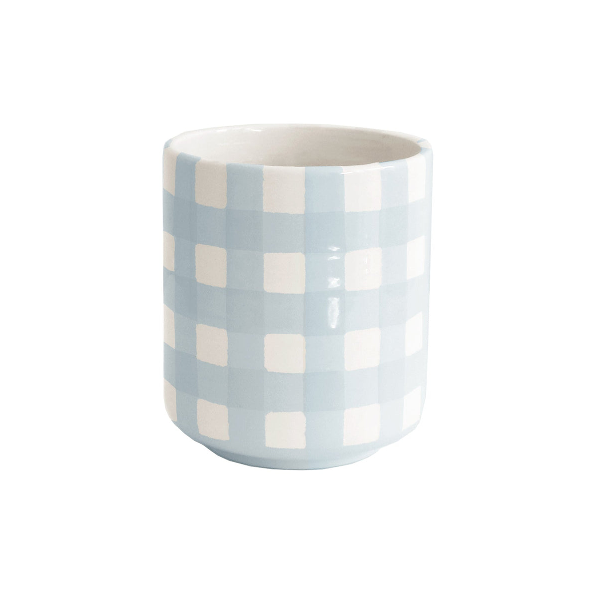Gingham Vase (Various Colors Available)