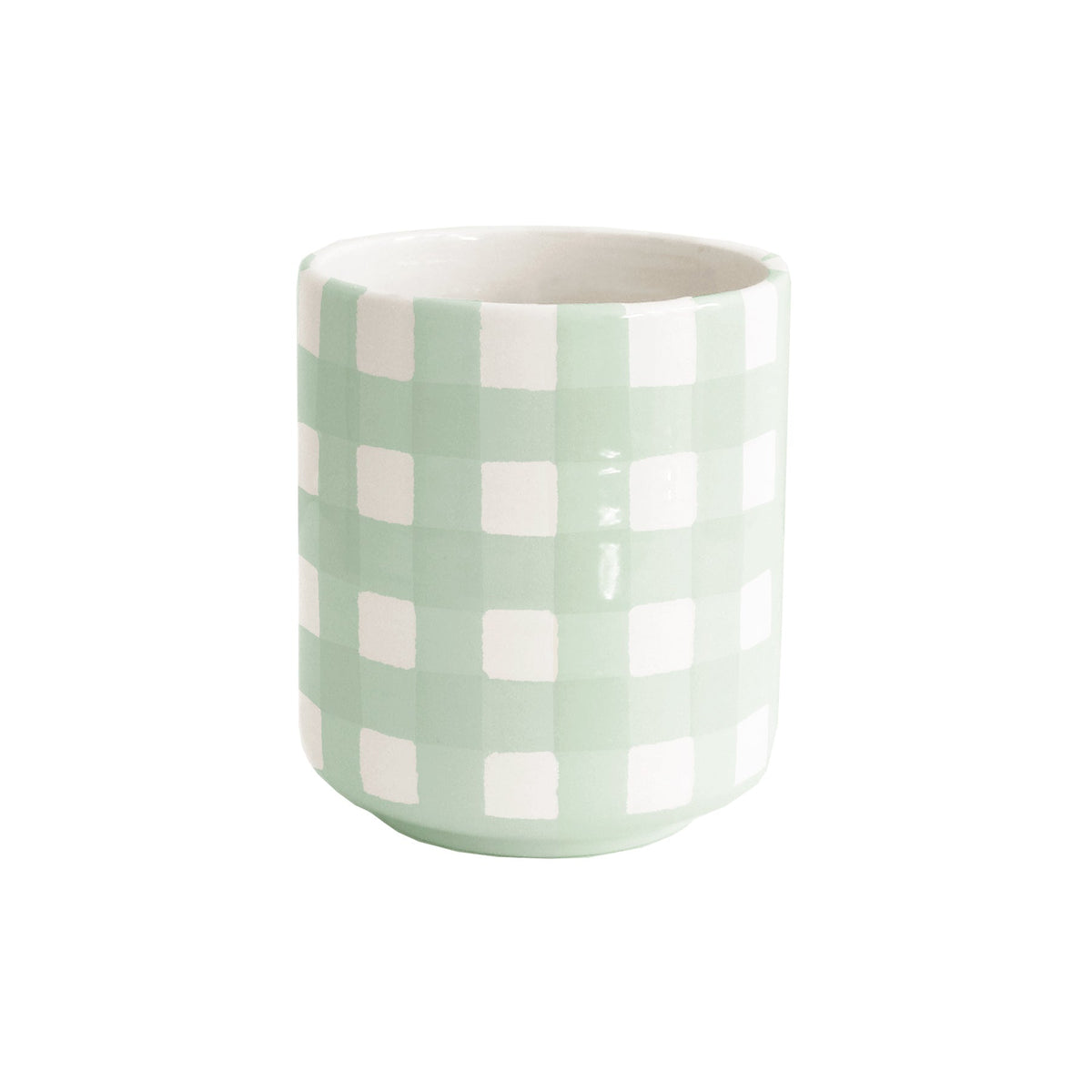 Gingham Vase (Various Colors Available)
