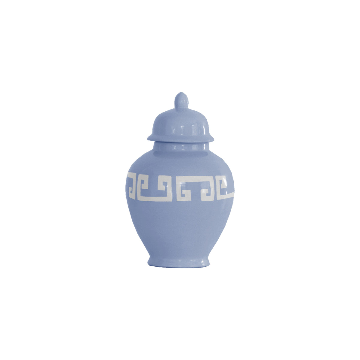 French Blue Greek Key Ginger Jars (Various Sizes)