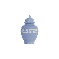 French Blue Greek Key Ginger Jars (Various Sizes)
