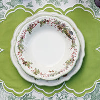 Aquelle Green Rectangle Fabric Placemat